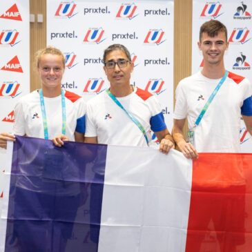 Alice Robbe et Benoît Campion porte-drapeau tricolores !